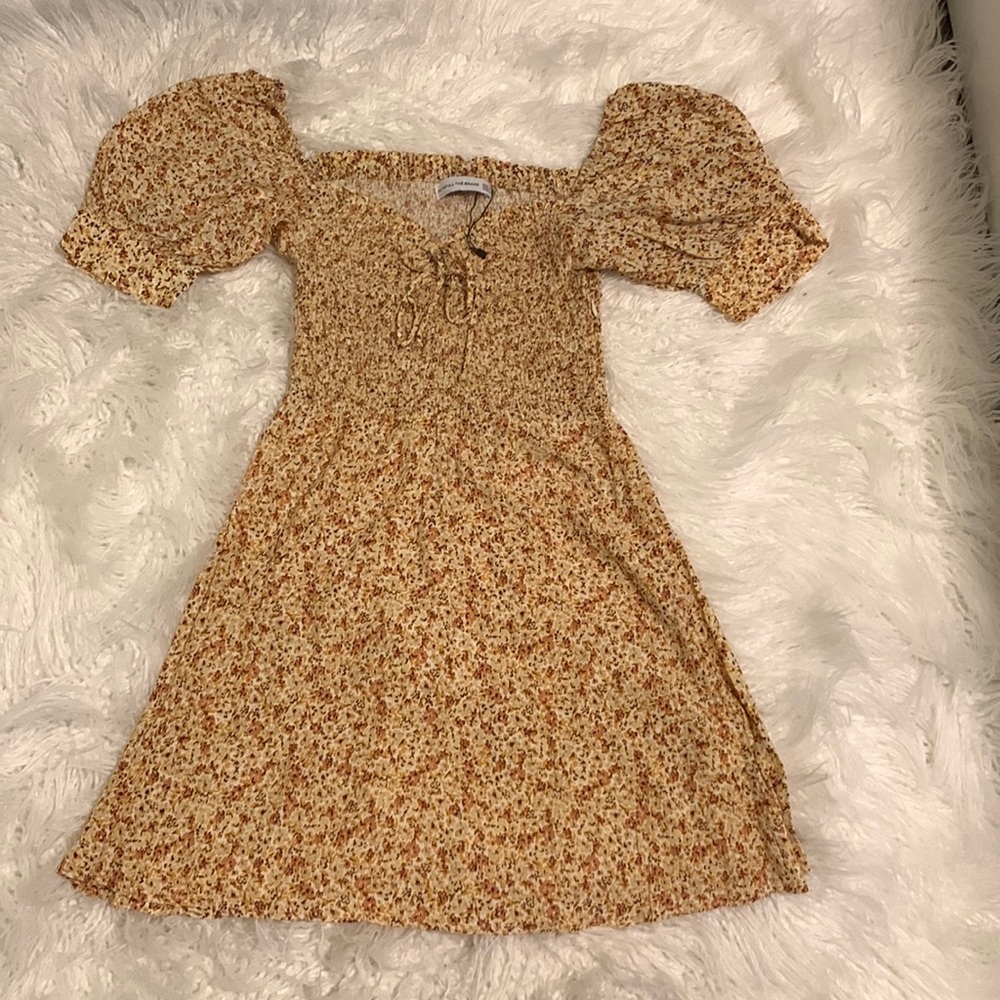 Faithfull The Brand Dulcia mini dress in la reverie floral print 6 NWOT